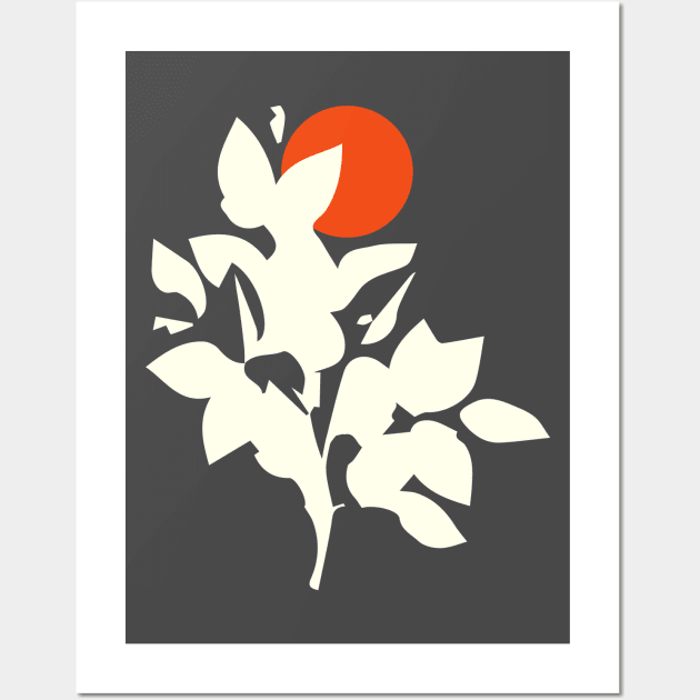 Minimalist Abstract Nature Art #26 Plant Growth Wall Art by Insightly Designs